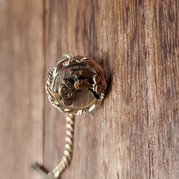 Mickey mouse tie clip vintage overflow - Picture 3 of 3